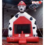 Dalmatian Firehouse Dog - Inflatable Bounce House