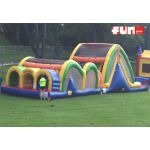 Obstacle Course Inflatable - Mega Thrill Triple Lane