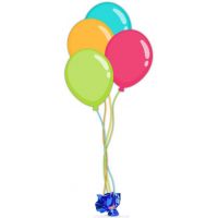4 Latex Balloons
