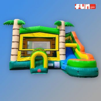 Tropical Water Bounce Inflatable Combo