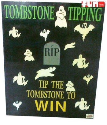Tombstone Tipping Midway Carnival Game Rental