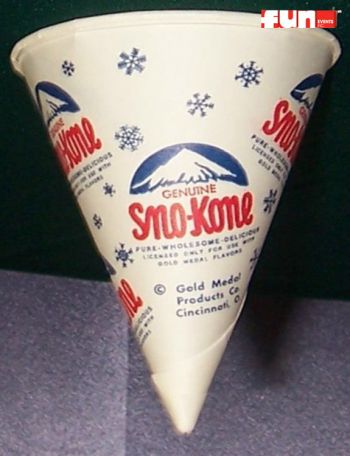 Snow Cone - Paper Cone Cups