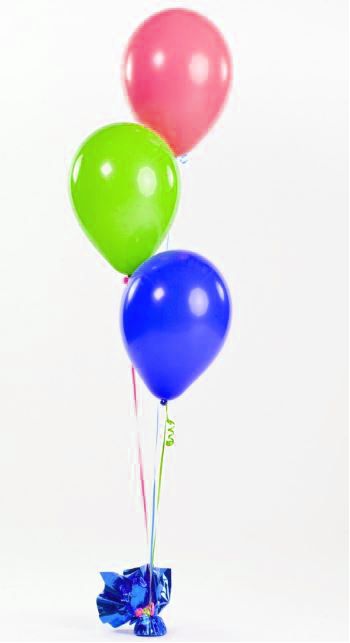 3 Latex Balloons